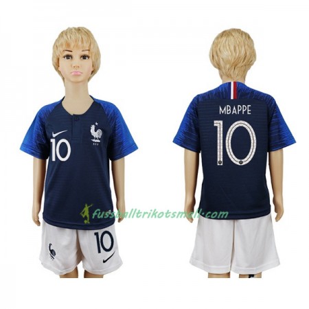 Fußballtrikots Frankreich Mbappe 10 Kinder WM 2018 Heimtrikotsatz kaufen